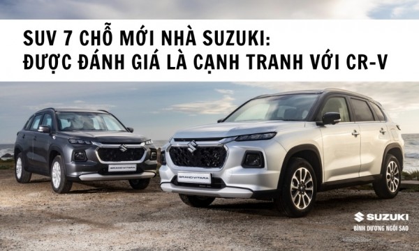 SUV 7 chỗ mới nhà Suzuki: Được đánh giá là cạnh tranh với CR-V