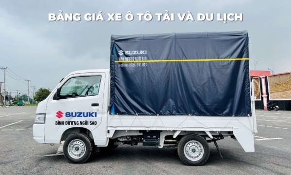 Bảng giá xe Suzuki các dòng xe ô tô và xe tải 2024 mới nhất