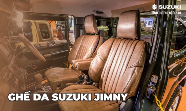 Ghế da Suzuki Jimny khoác lên bộ áo mới