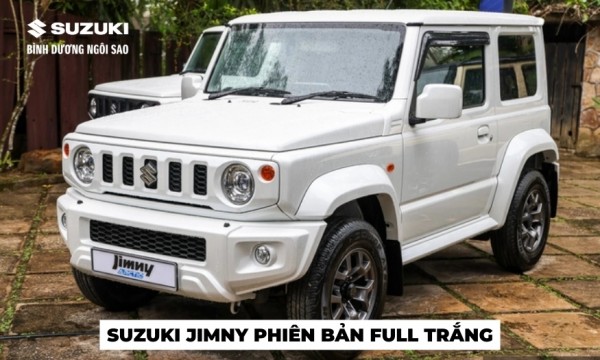 Giới thiệu mẫu Suzuki Jimny phiên bản full trắng: Sang trọng và cá tính