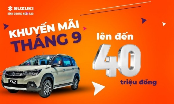 Chương trình khuyến mãi cực sốc tháng 9, Suzuki XL7 Hybrid giảm khủng 30 triệu đồng