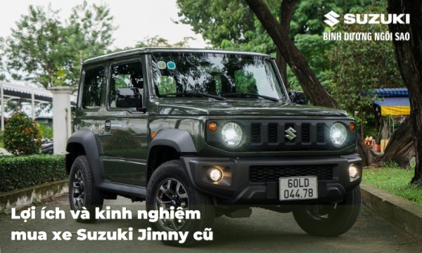 Lợi ích và kinh nghiệm mua xe Suzuki Jimny cũ