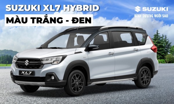 Khám phá Suzuki XL7 Hybrid màu trắng - đen