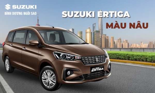 Suzuki Ertiga màu nâu: Sự lựa chọn hoàn hảo cho phong cách và tiện nghi