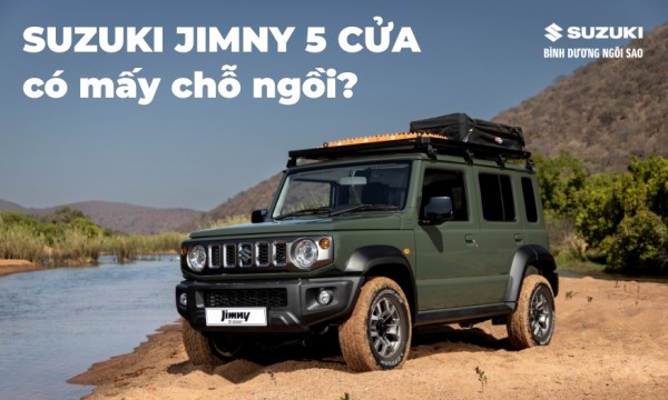 Suzuki Jimny 5 cửa có mấy chỗ ngồi