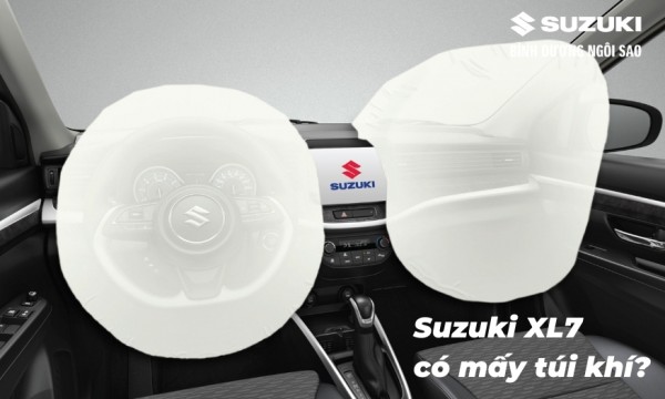 Phiên bản xăng lai điện của Suzuki XL7 có mấy túi khí?