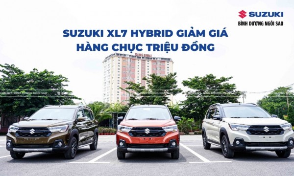 Suzuki XL7 Hybrid giảm giá hàng chục triệu đồng trong tháng mới nhất