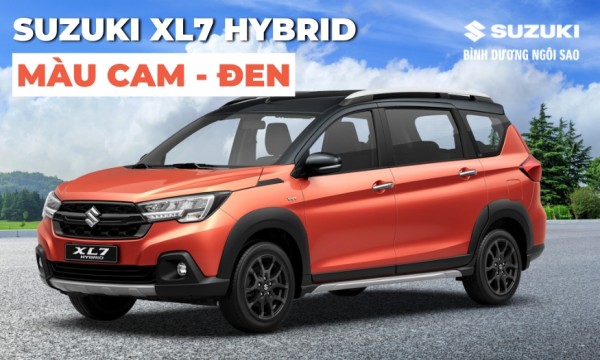 Suzuki XL7 Hybrid màu cam - đen: Đẳng cấp mới trong thiết kế SUV