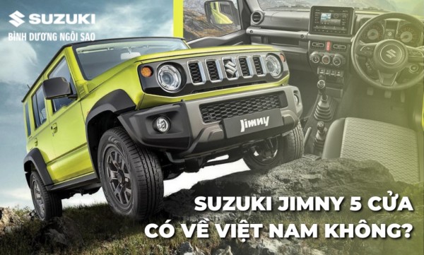 Suzuki Jimny 5 cửa có về Việt Nam không?