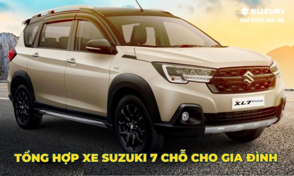 Tổng hợp xe Suzuki 7 chỗ cho gia đình