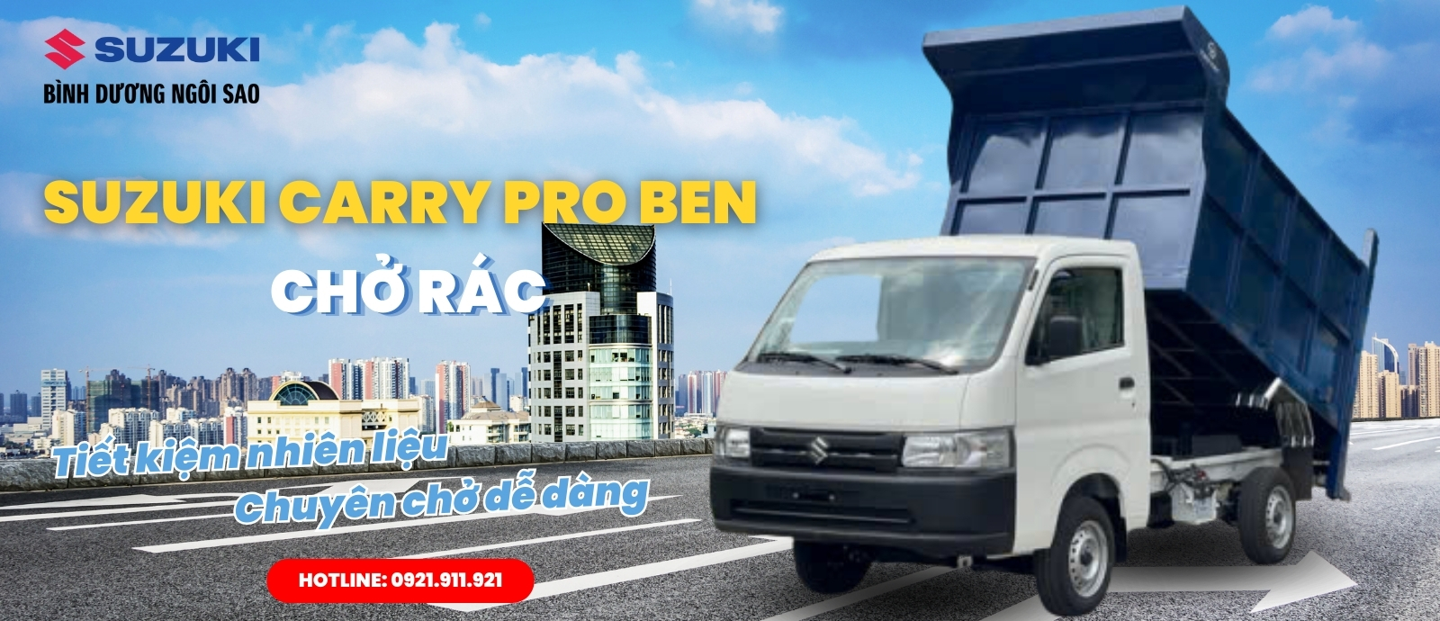 Suzuki Carry Pro ben chở rác