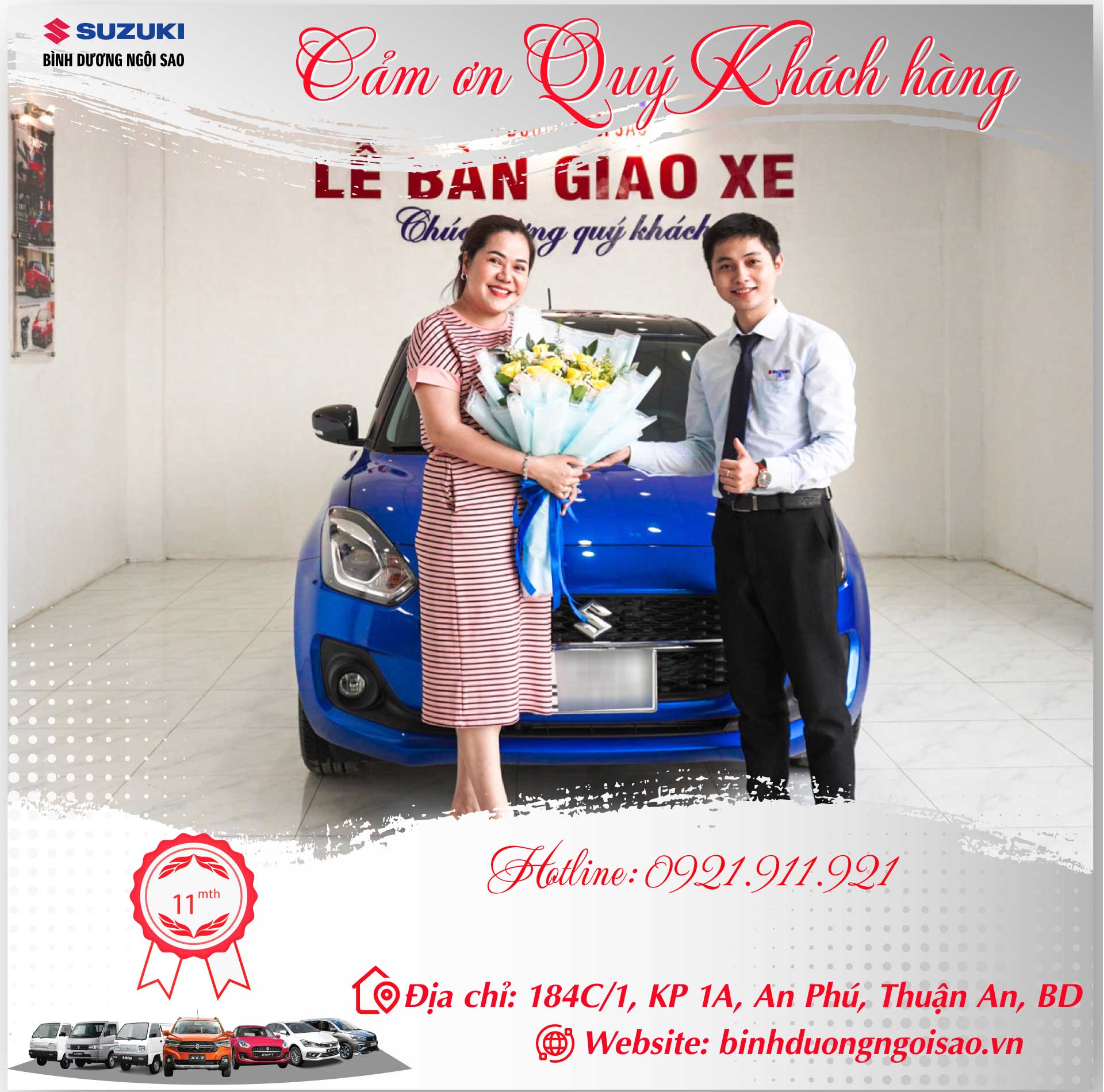 hình ảnh giao xe tháng 11
