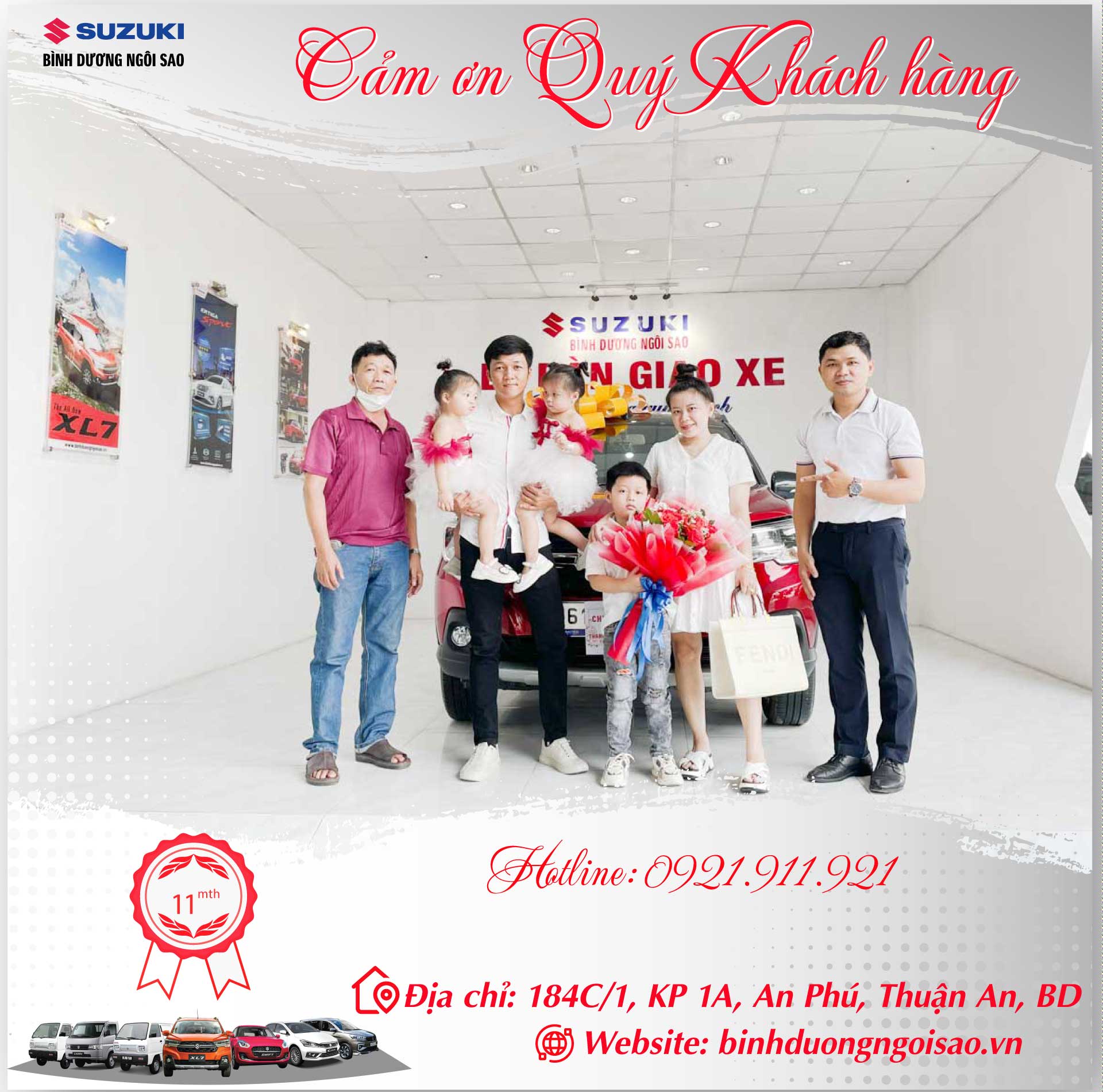 hình ảnh giao xe tháng 11