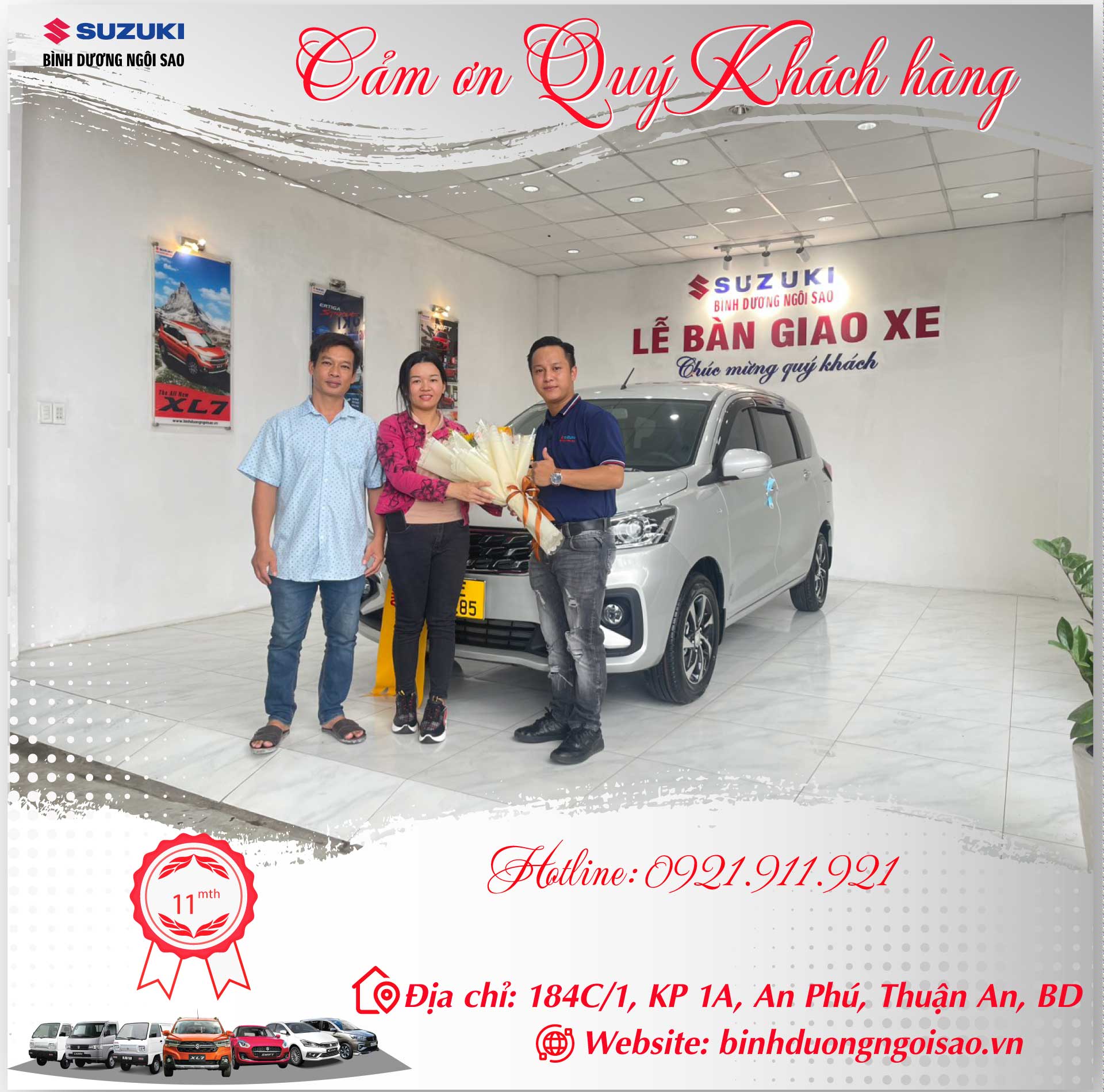 hình ảnh giao xe tháng 11