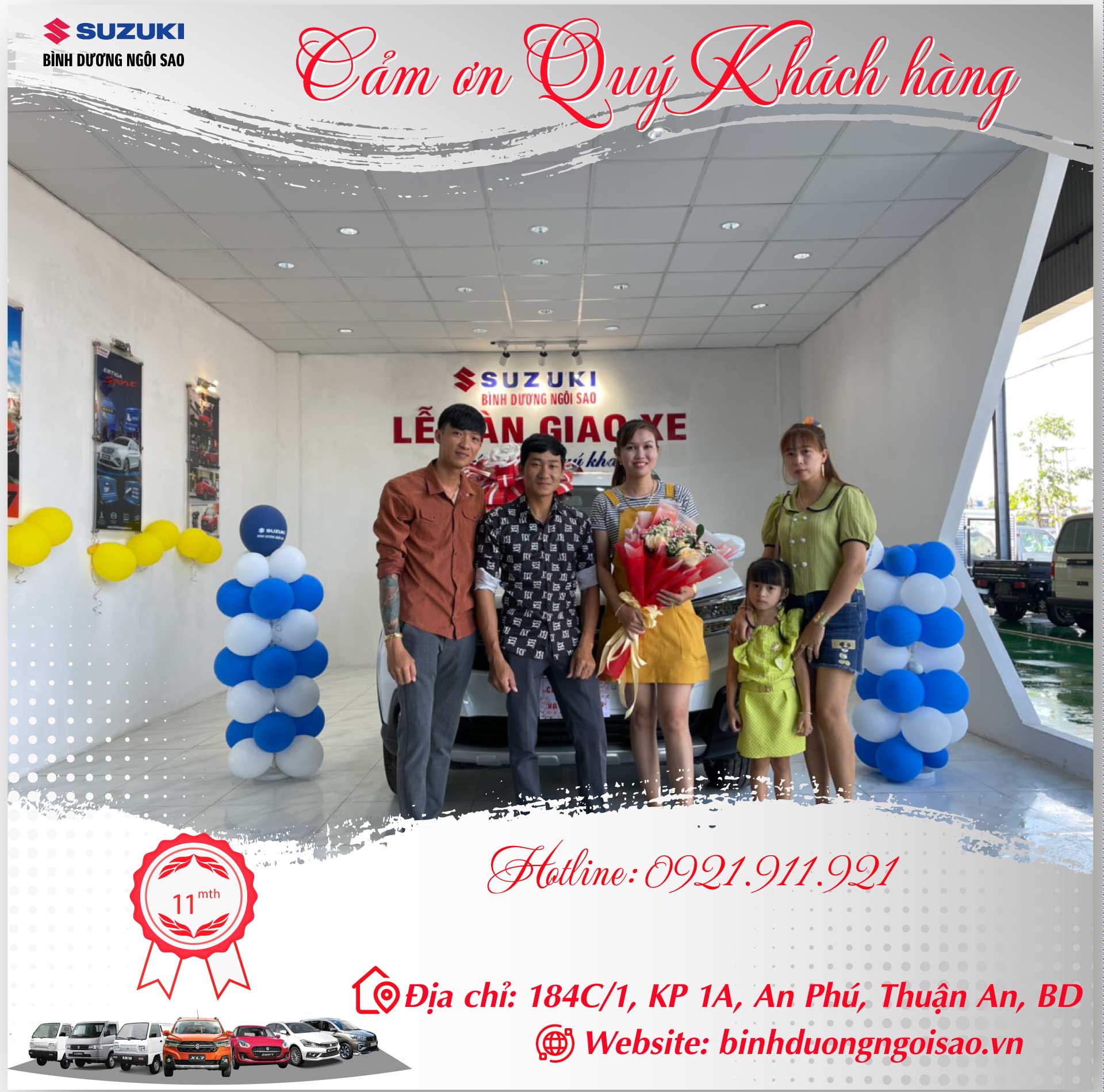 hình ảnh giao xe tháng 11