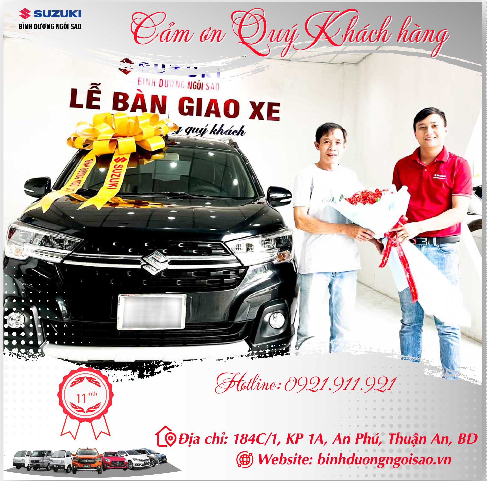 hình ảnh giao xe tháng 11