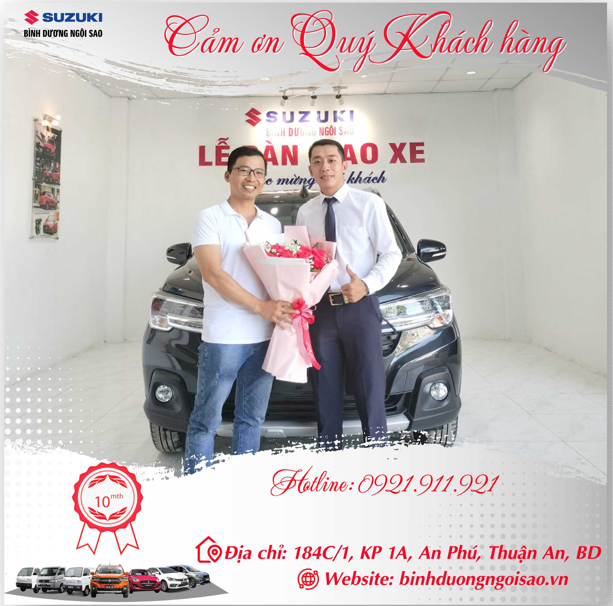giao xe tháng 10