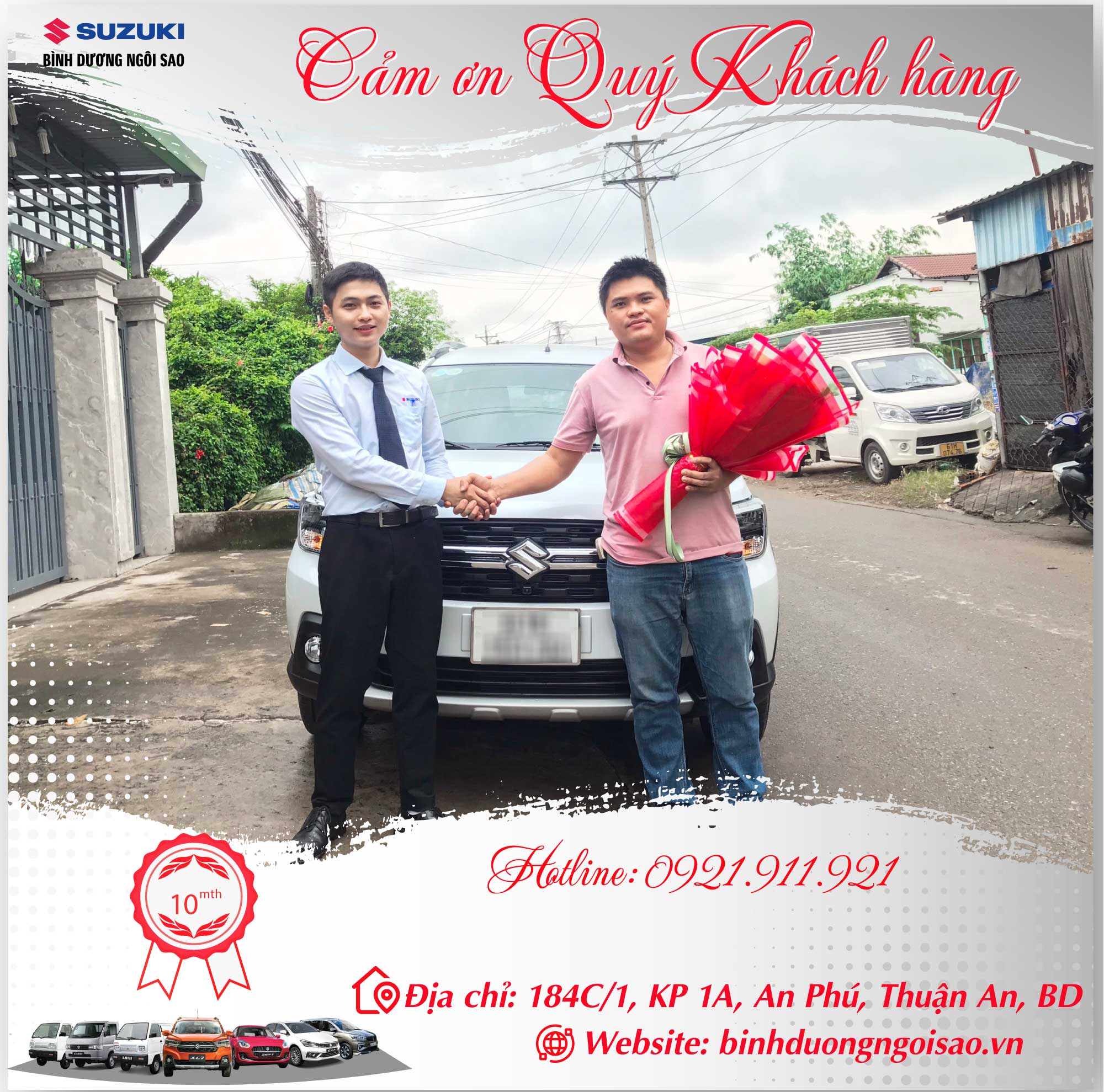 giao xe tháng 10