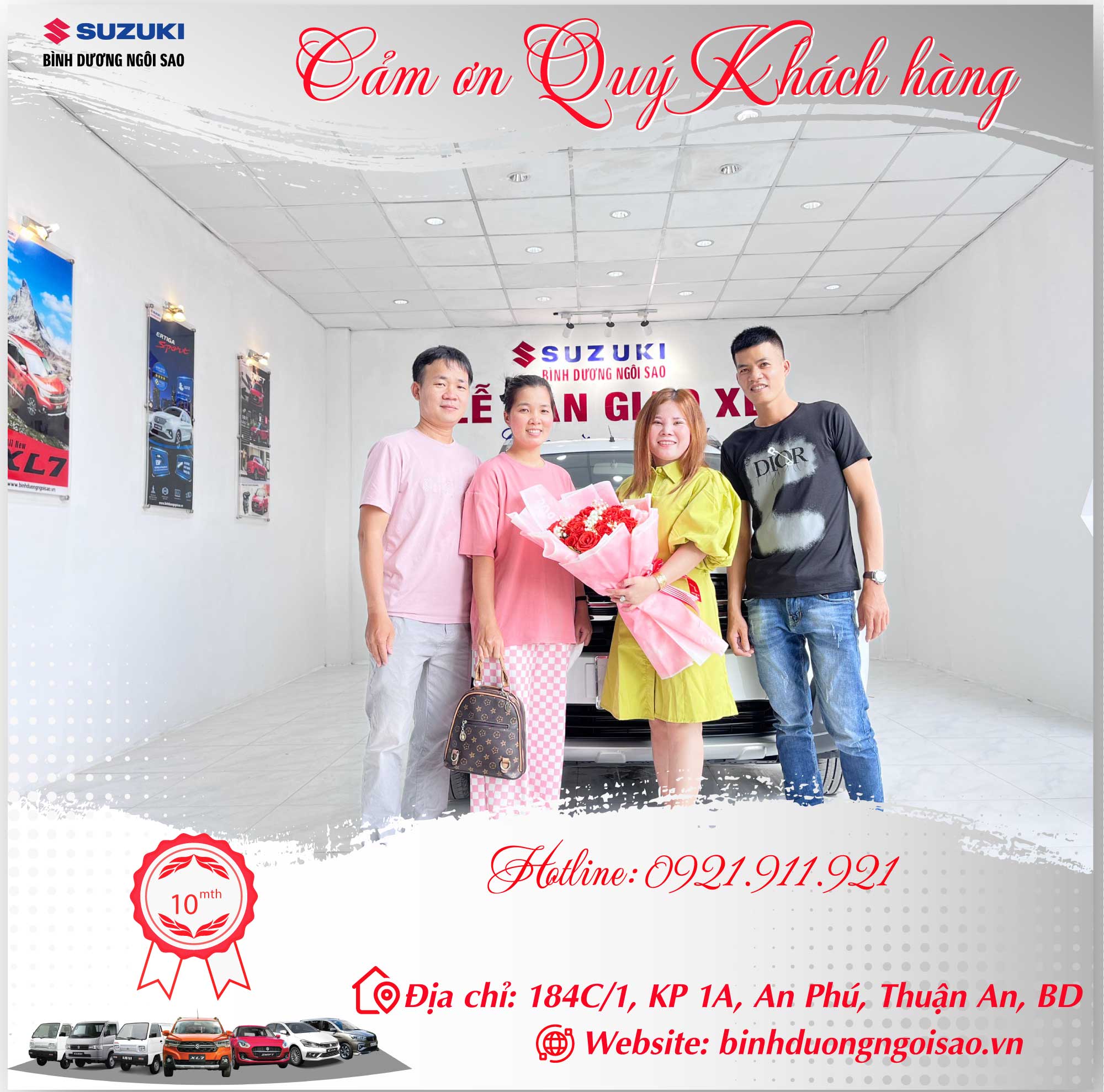 giao xe tháng 10