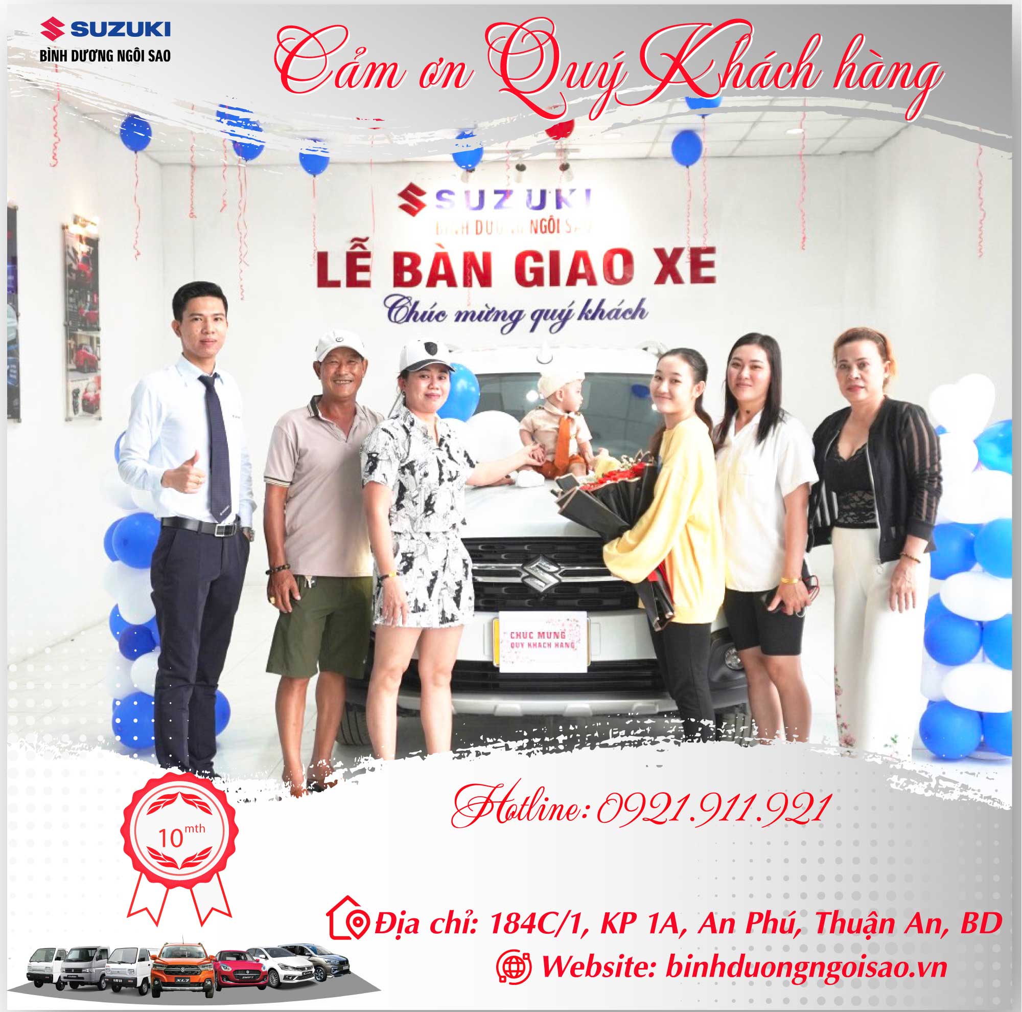 giao xe tháng 10