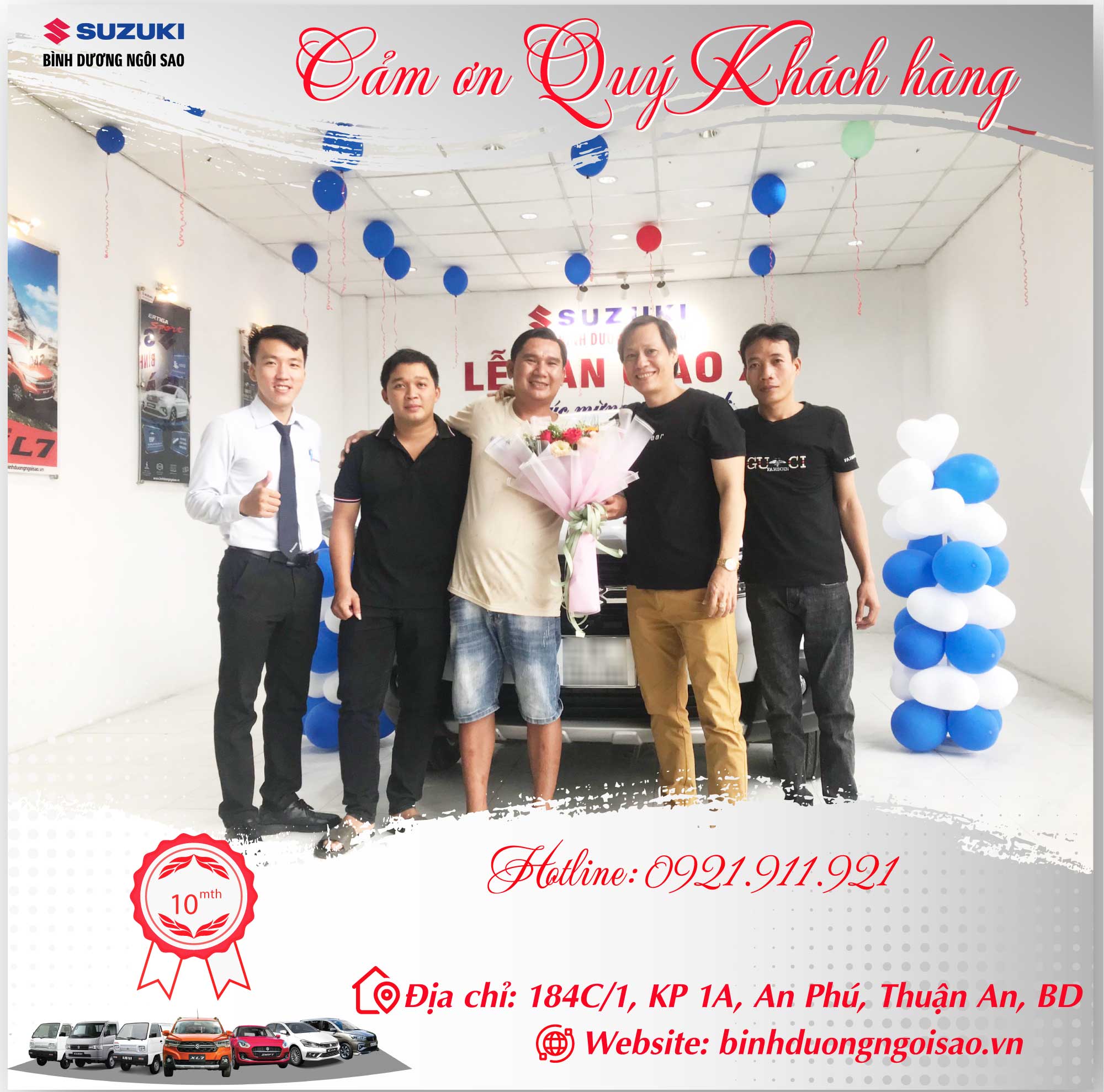 giao xe tháng 10