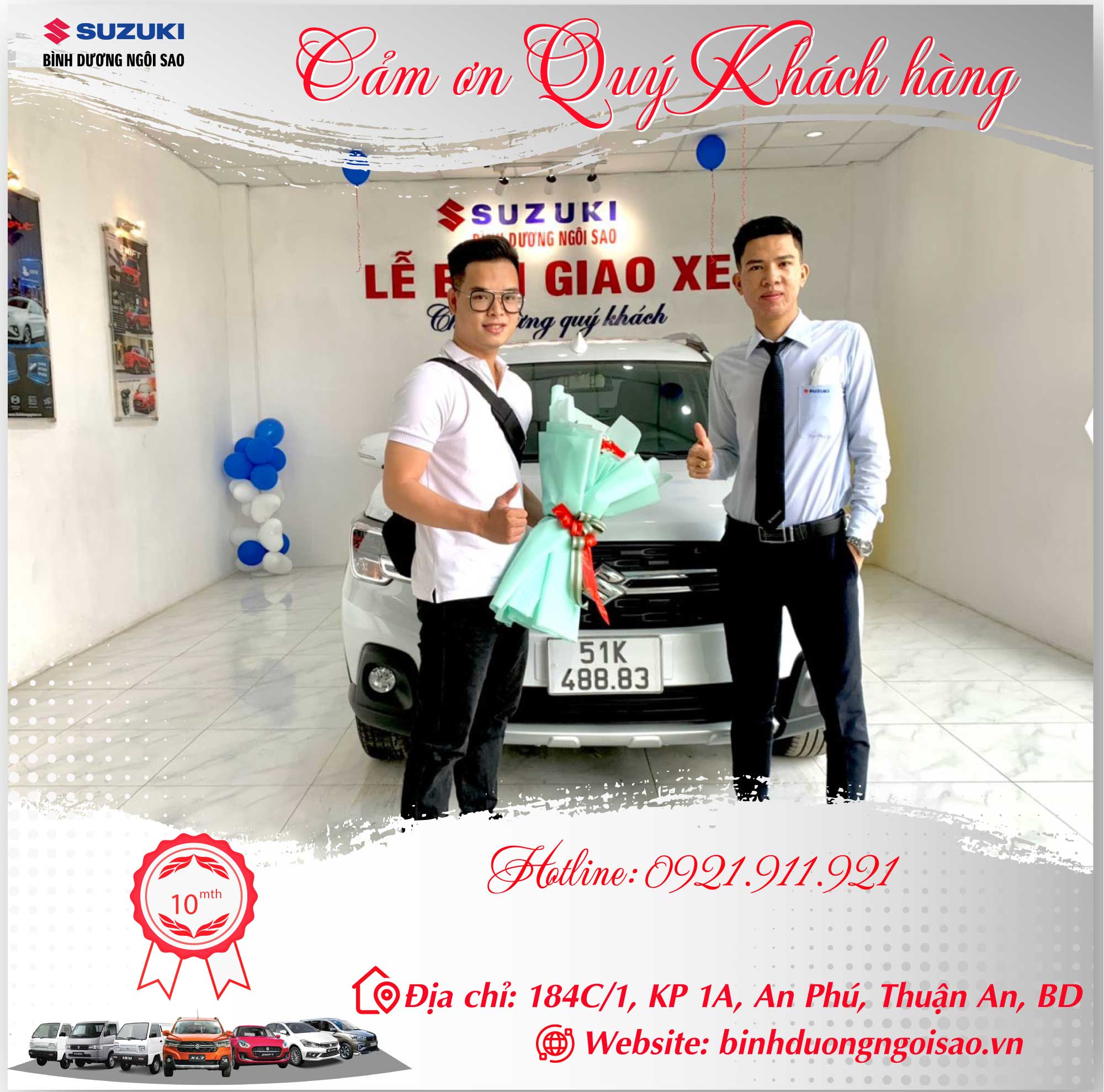 giao xe tháng 10