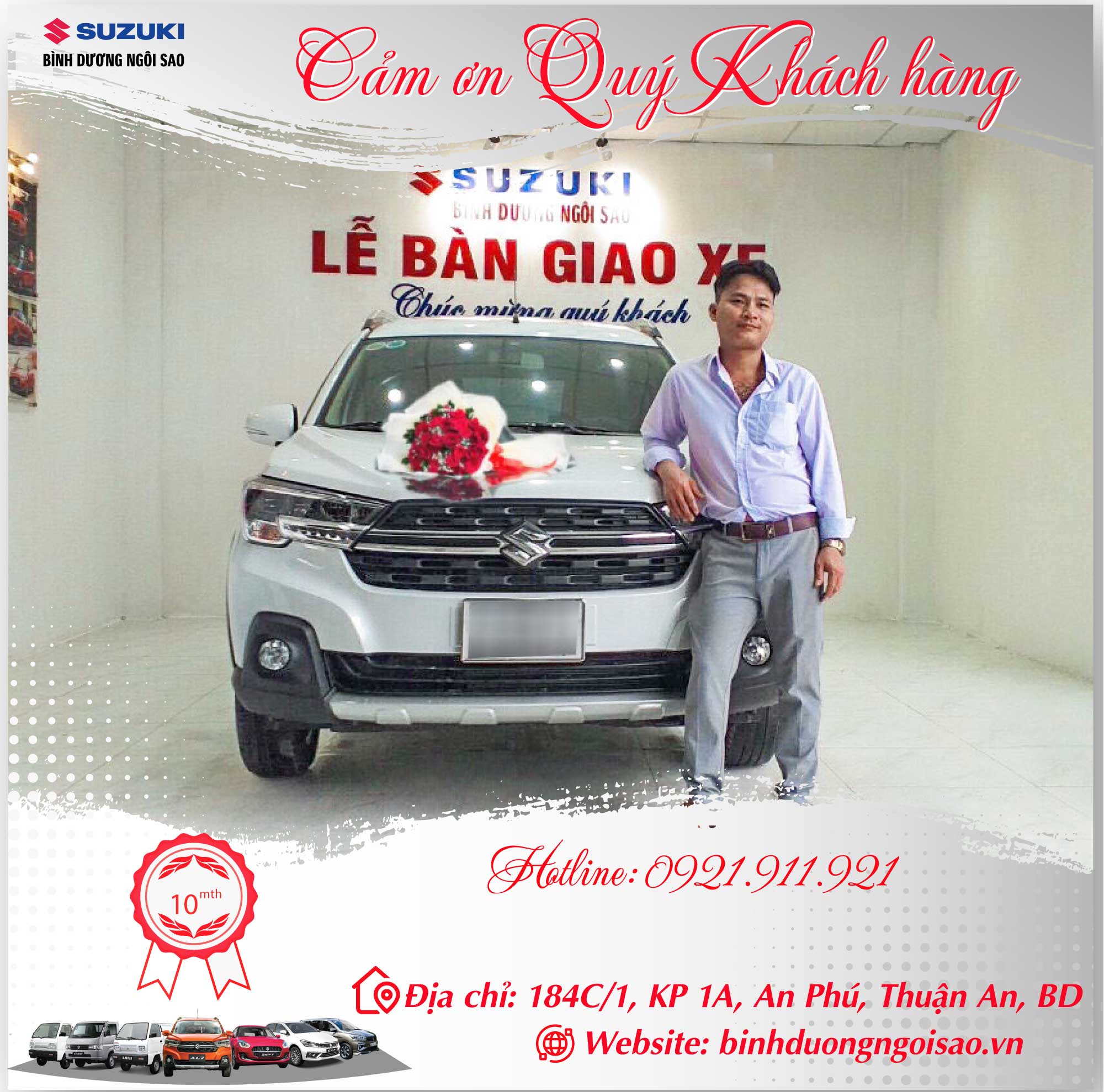 giao xe tháng 10