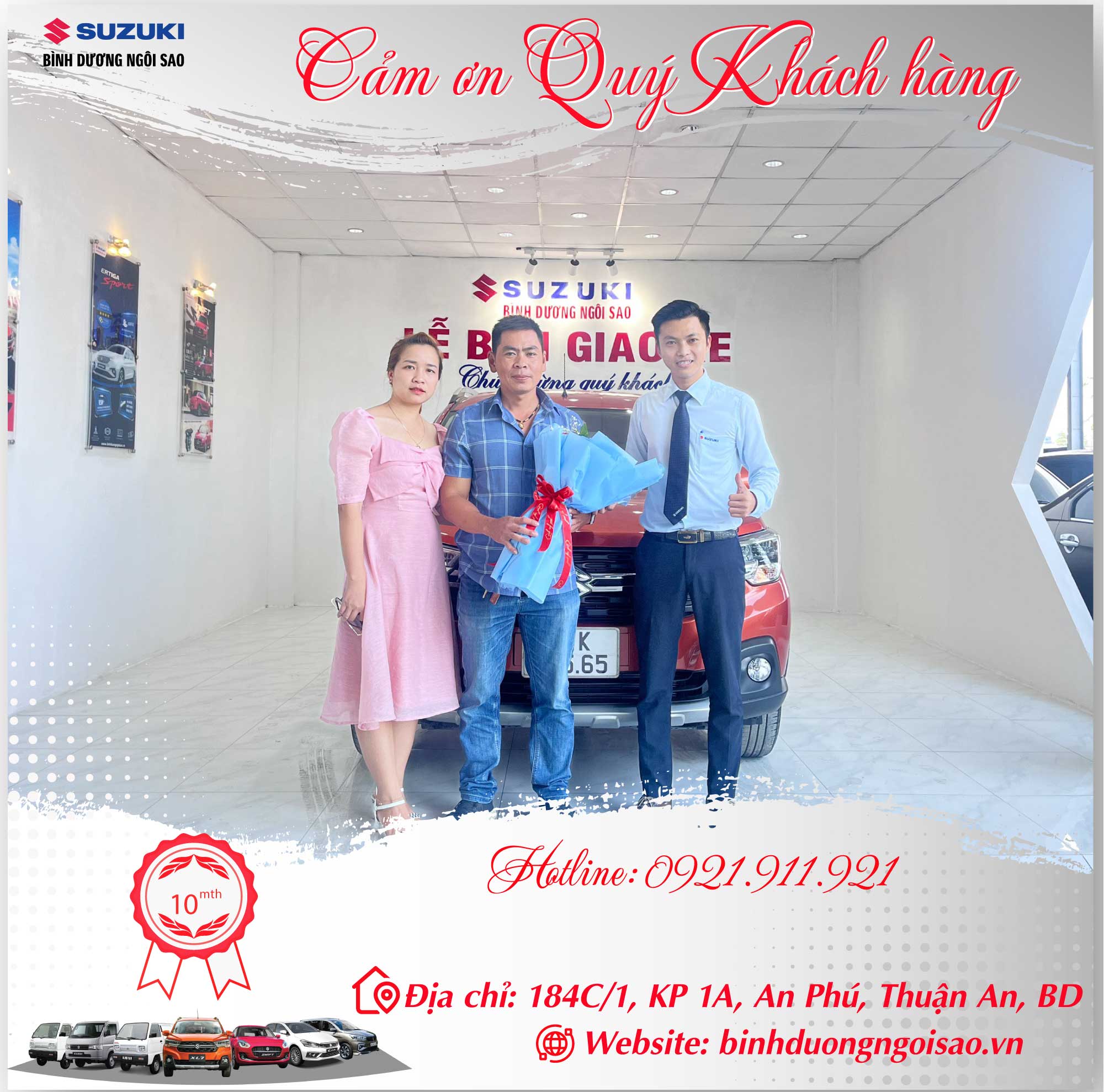 giao xe tháng 10