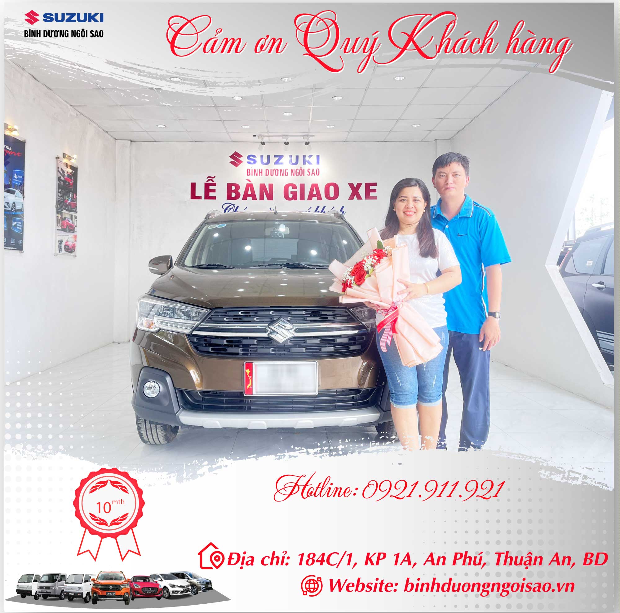 giao xe tháng 10 suzuki bình dương ngôi sao