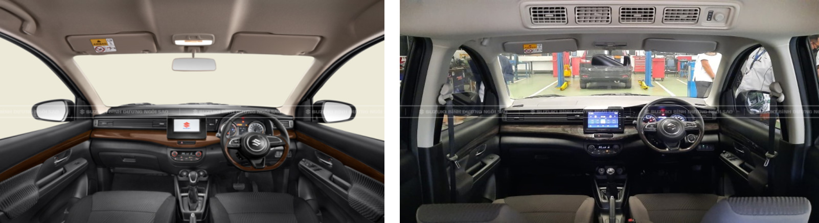 màu nội thất suzuki ertiga hybrid 2022