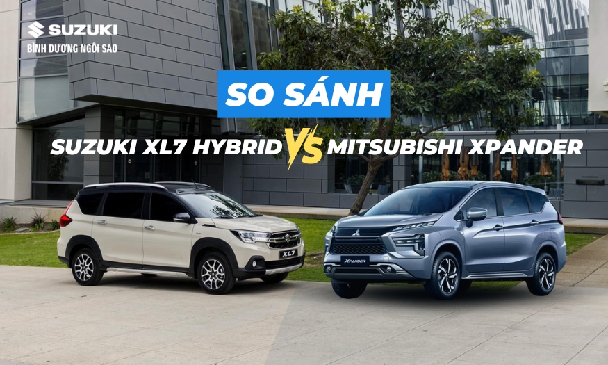so sanh suzuki xl7 hybrid va mitsubishi