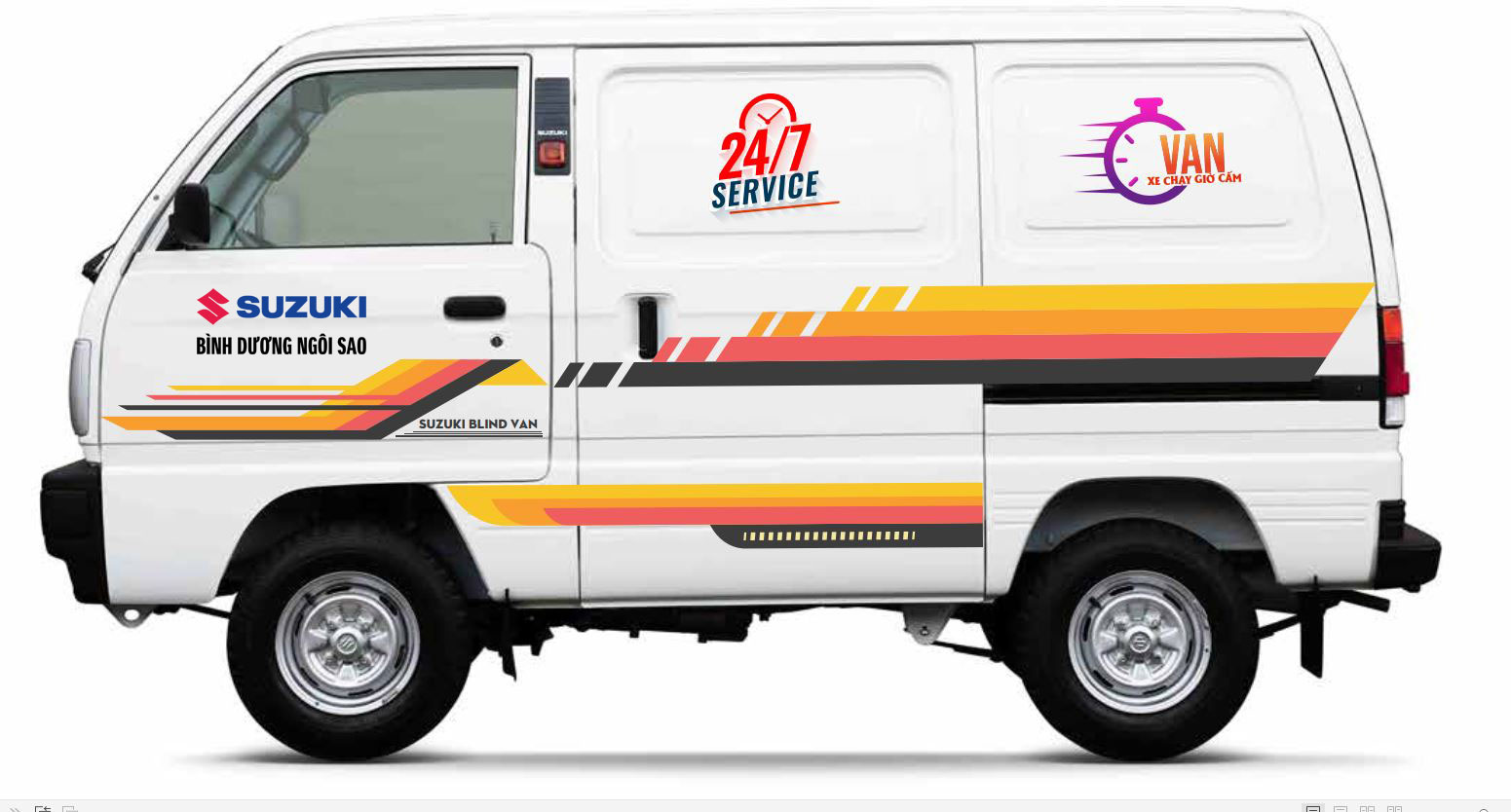 suzuki blind van có máy lạnh