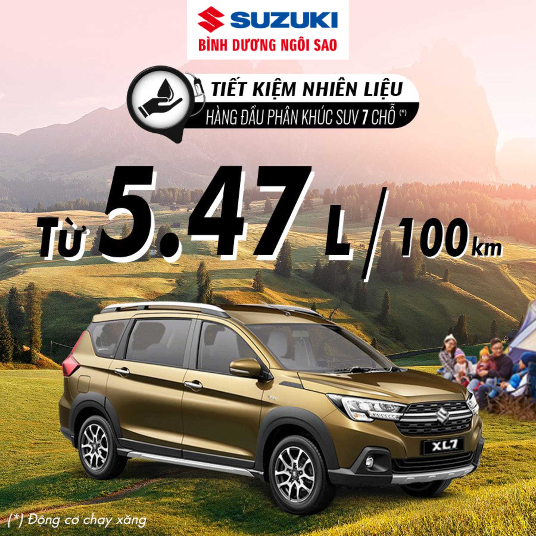 tiêu hao nhiên liệu xl7