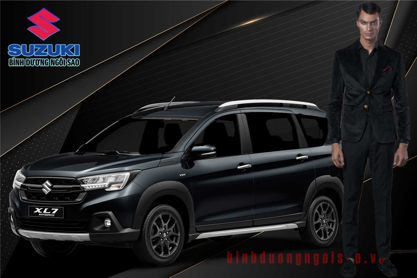 Suzuki XL7 màu đen: Sang trọng và hợp phong thủy 2 Suzuki XL7 màu đen – Vẻ đẹp sang trọng và mạnh mẽ