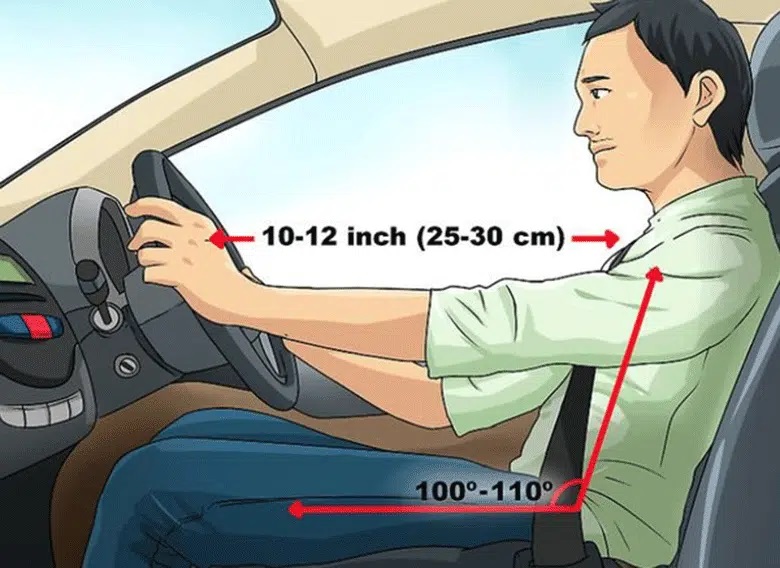 tư thế ngồi lái xe ô tô
