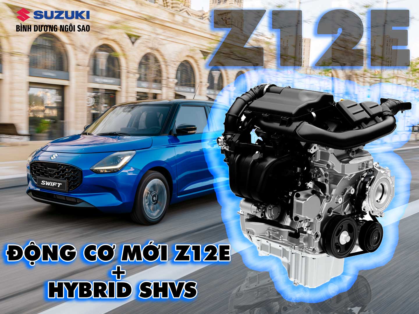 dong co z12E swift