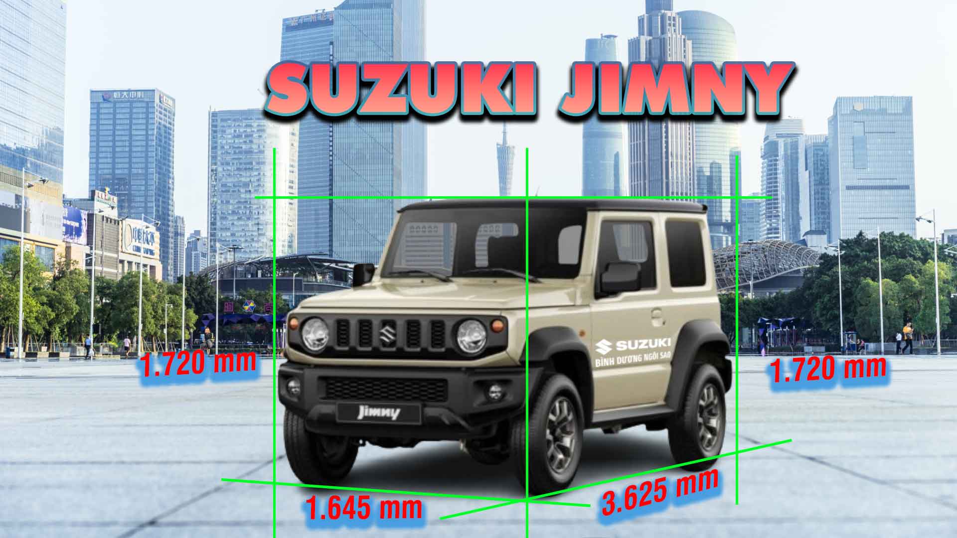 Kích thước Suzuki Jimny: SUV mini 4x4 nhỏ gọn 1 kích thước suzuki jimny
