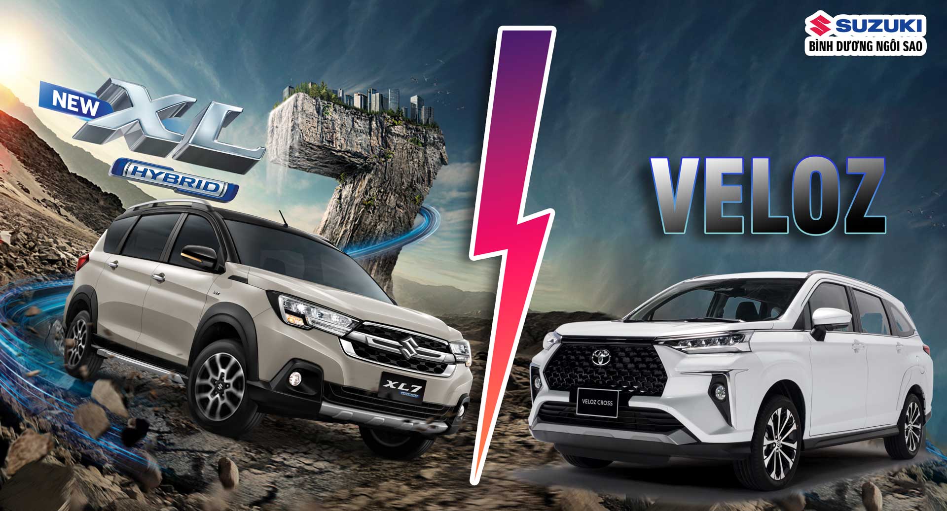 So sánh điểm vượt trội 2 xe Suzuki XL7 và Toyota Veloz Cross 1 So sánh điểm vượt trội 2 xe Suzuki XL7 và Toyota Veloz Cross