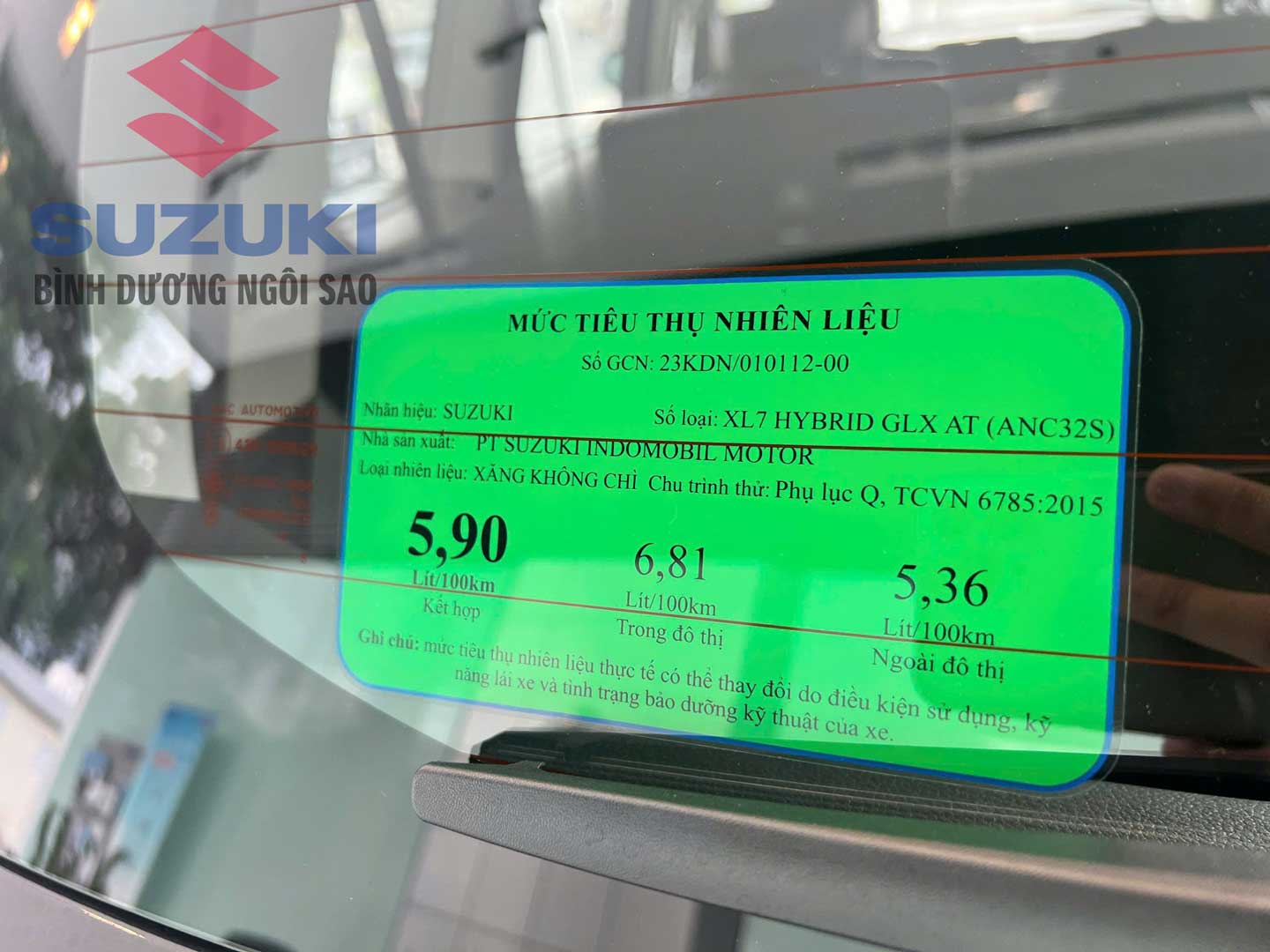 tem tieu thu nhien lieu xl7 hybrid