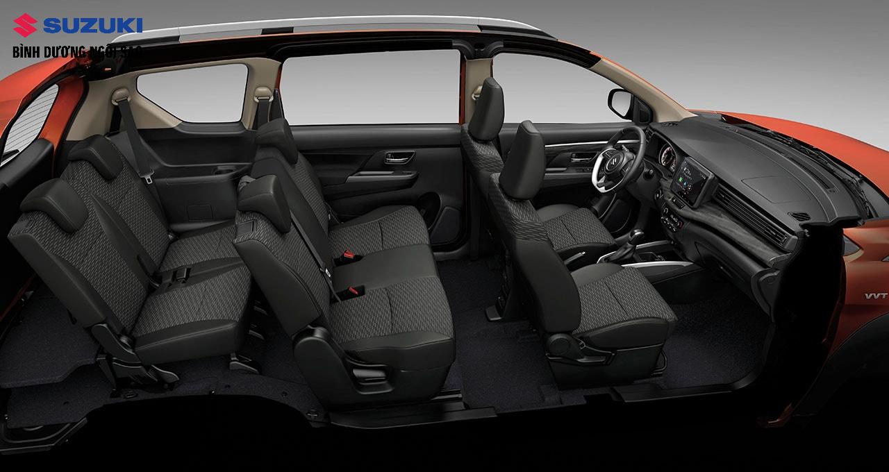 Suzuki XL7 có mấy chỗ ngồi và cách bố trí ghế