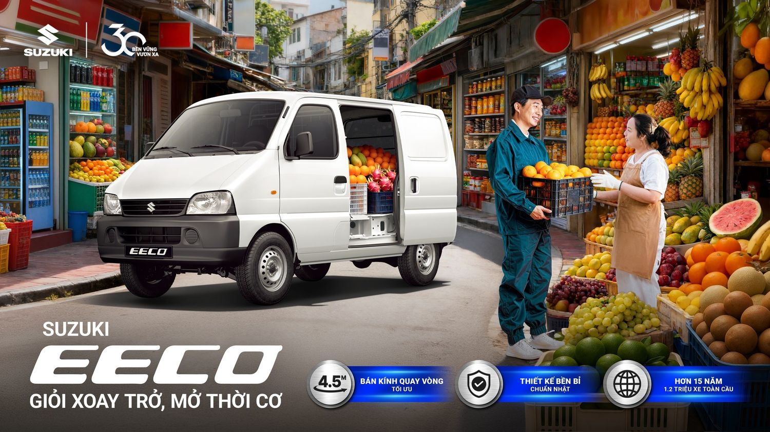 So Sánh Suzuki Eeco Van và VinFast EC Van: Lựa chọn tối ưu cho doanh nghiệp 2026 1 Suzuki Eeco Van: Sự bền bỉ từ Nhật Bản