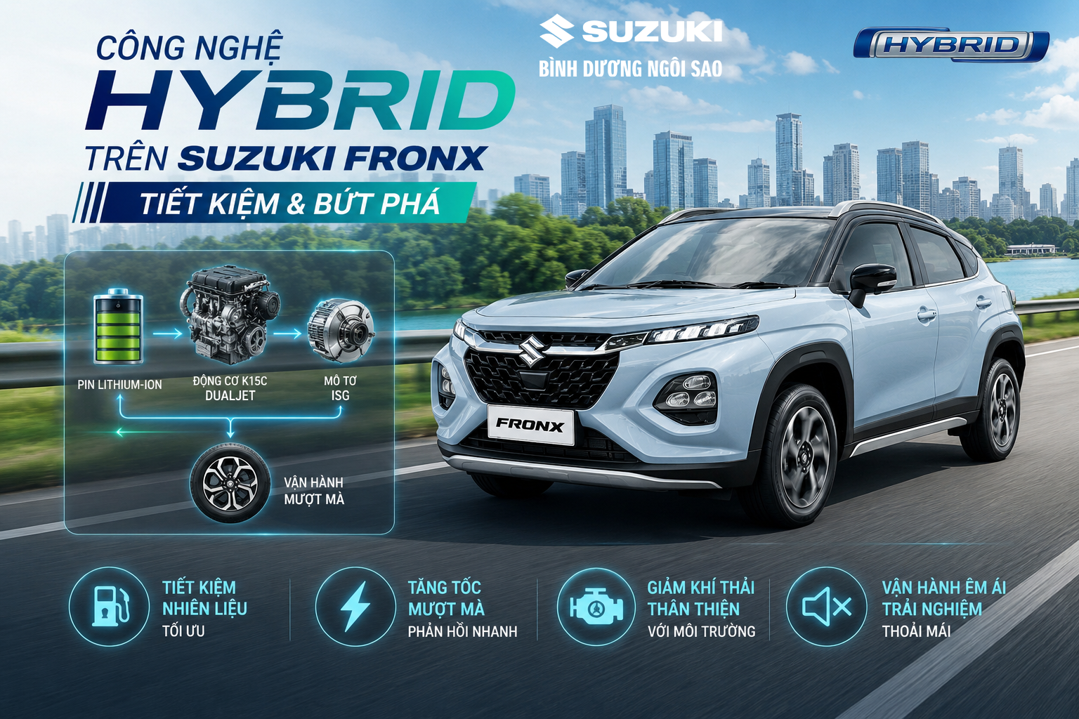 Cong nghe hybrid tren Suzuki